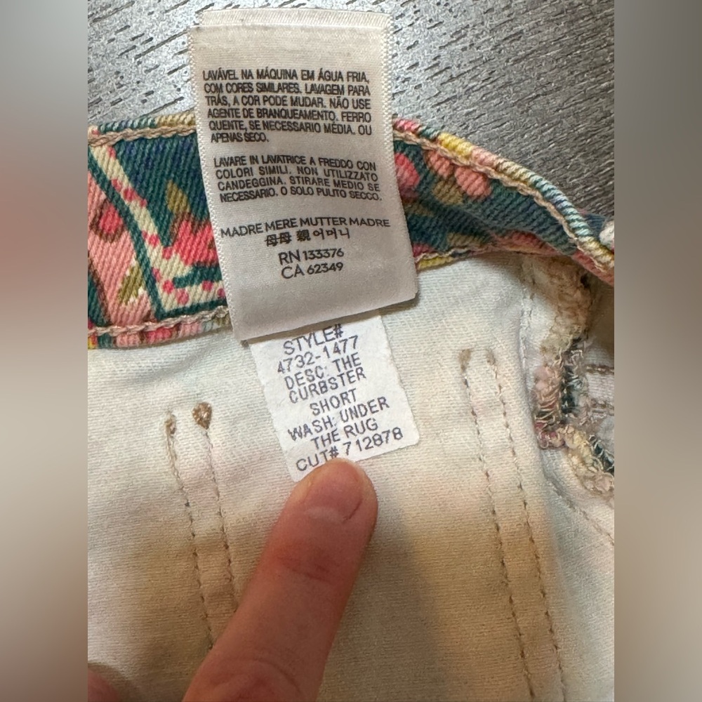 Mother Denim - The Curbside Cargo Shorts - size 25 - Picture 8 of 16